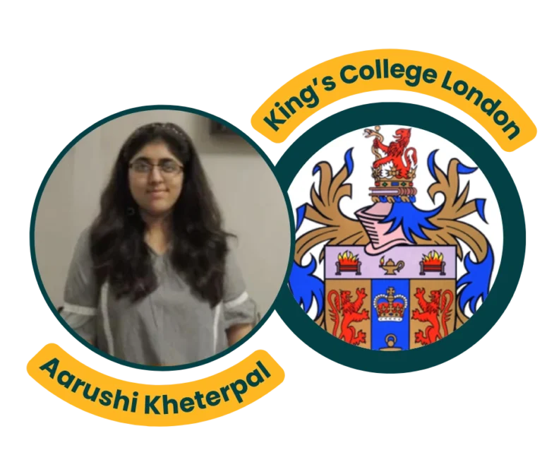 success story of an IMFS Student Arusho Kheterpal got admission in Kings University