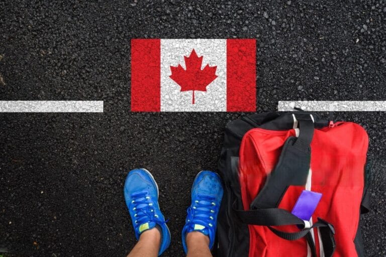 flag of Canada and border - Best Study Abroad Consultants in India canada_flag